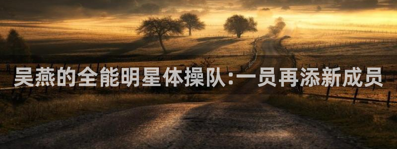 三亿体育：吴燕的全能明星体操队:一员再添新成员